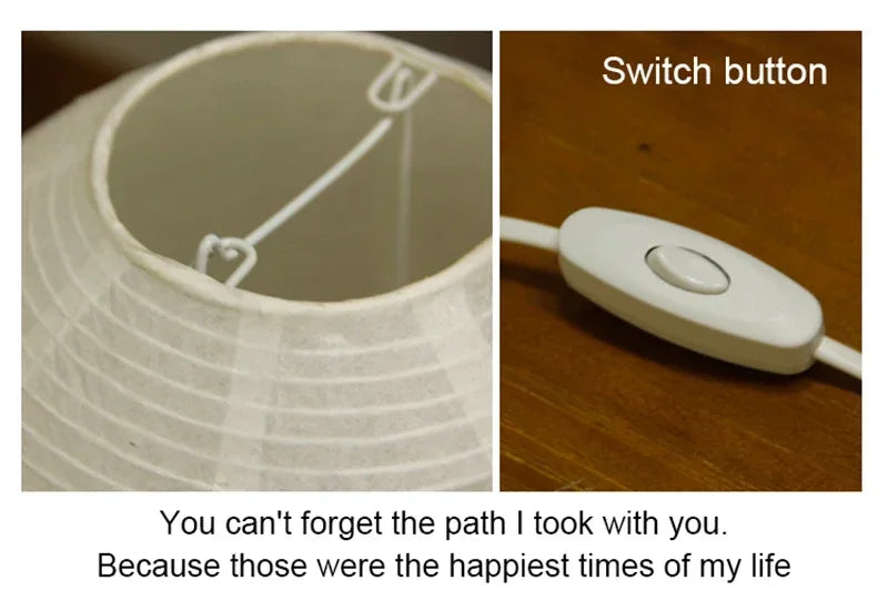 Japanese Rice-Paper Lantern Lamp