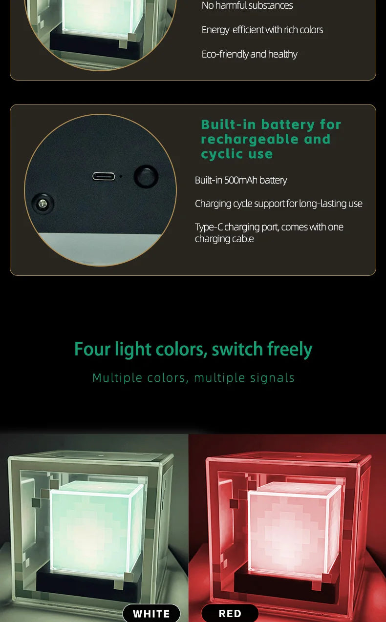 Pixel Beacon Desk Lamp
