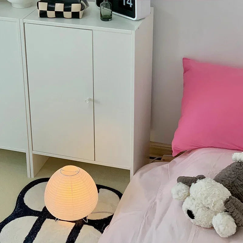 Japanese Rice-Paper Lantern Lamp