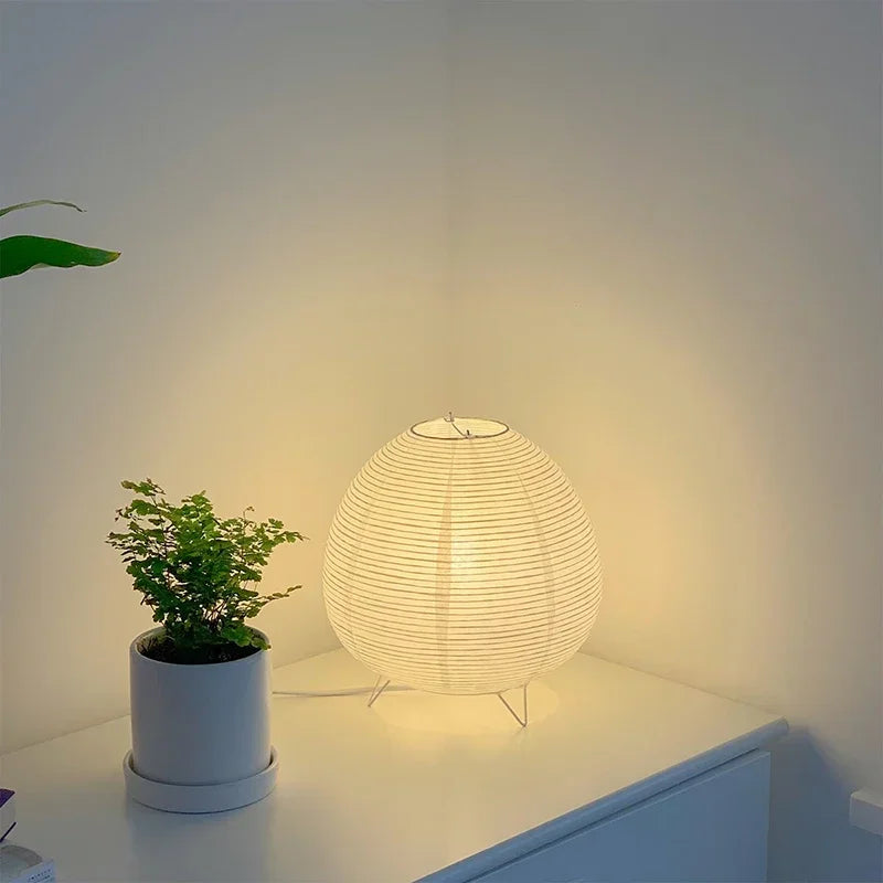 Japanese Rice-Paper Lantern Lamp
