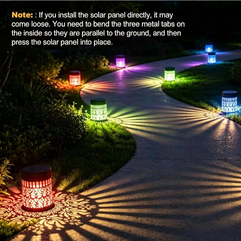 Solar Peony Wall Lantern