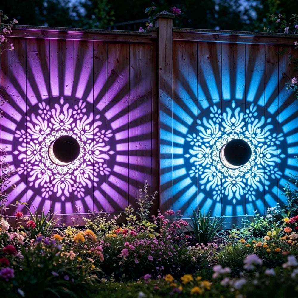 Solar Peony Wall Lantern