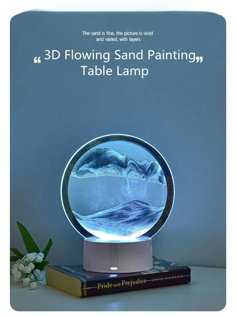 Flowing Sand Art Lamp