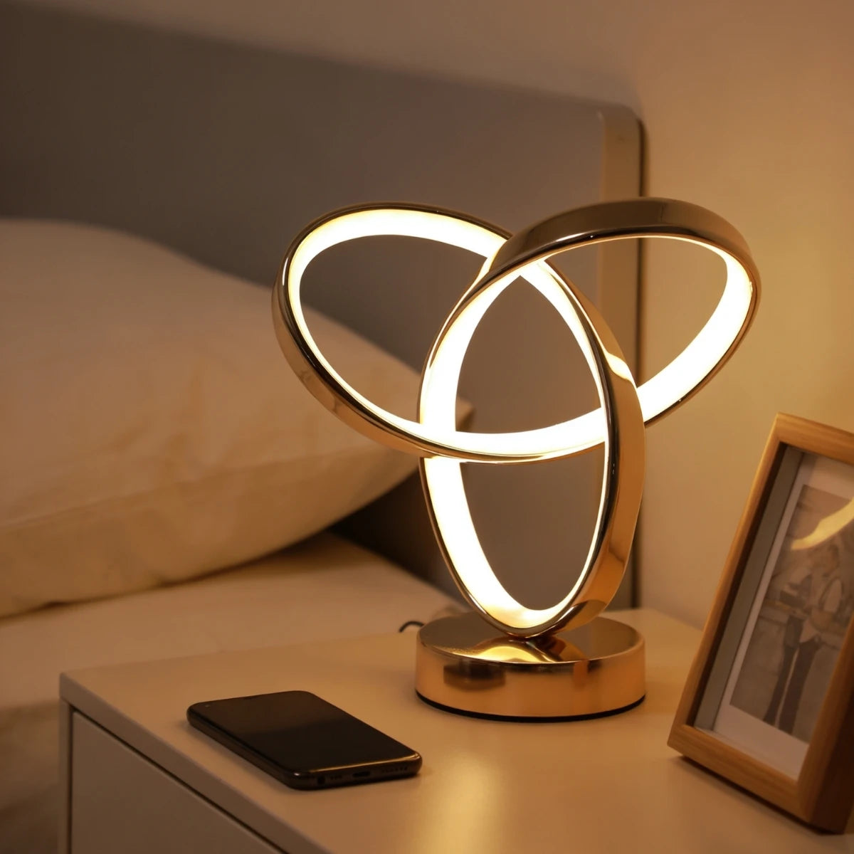 Tri-Colour Modern Art Desk Lamp