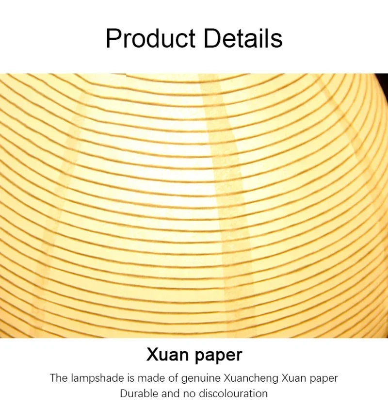 Japanese Rice-Paper Lantern Lamp