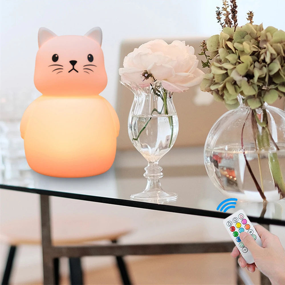 Owl Night Light with Remote