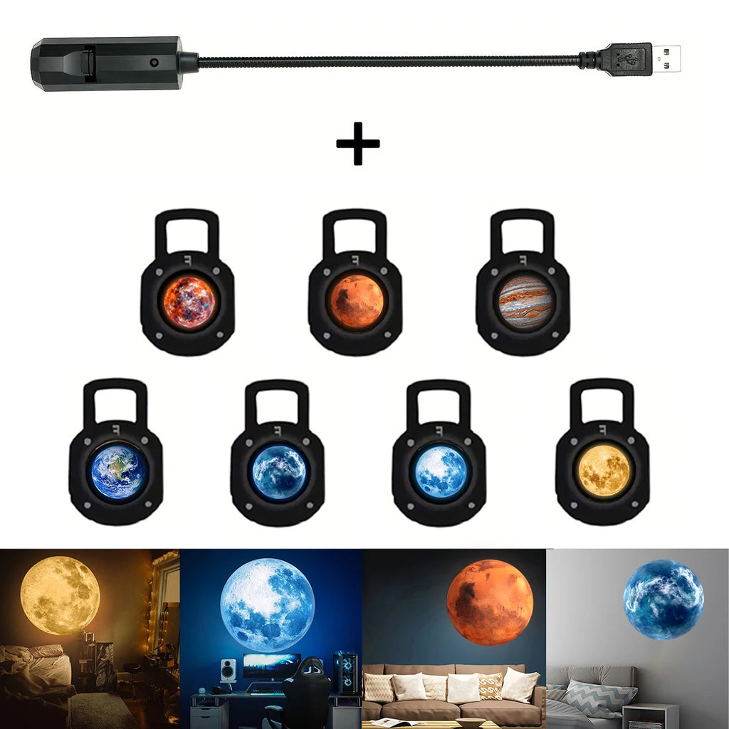 7-in-1 Planet Projector
