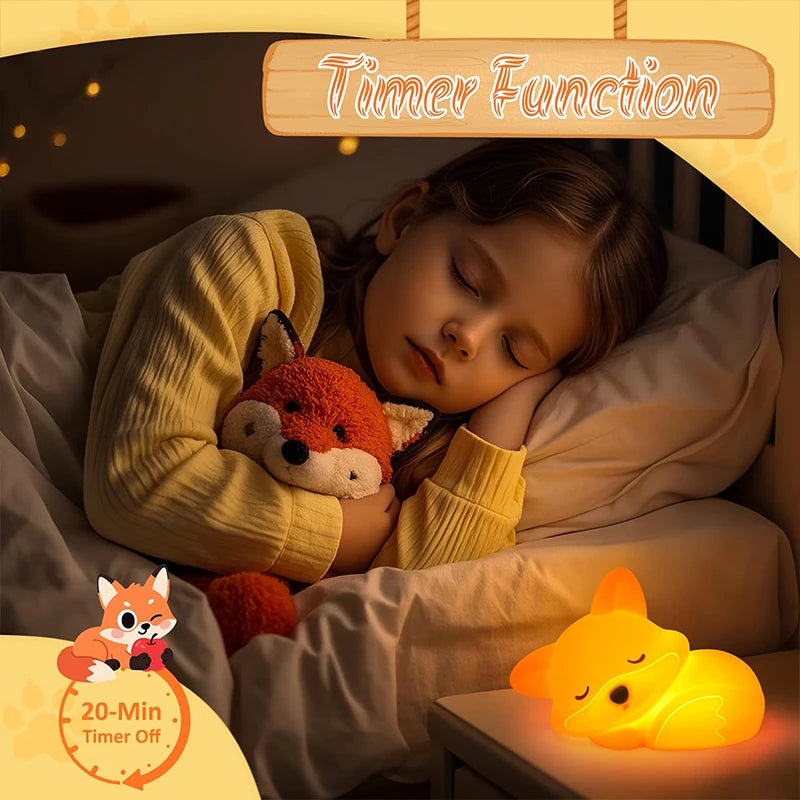 Squishy Fox Night Light