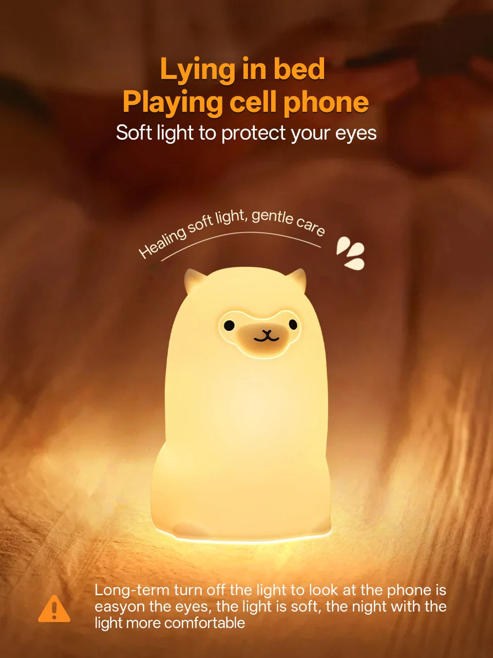 Silicone Duck Touch Light