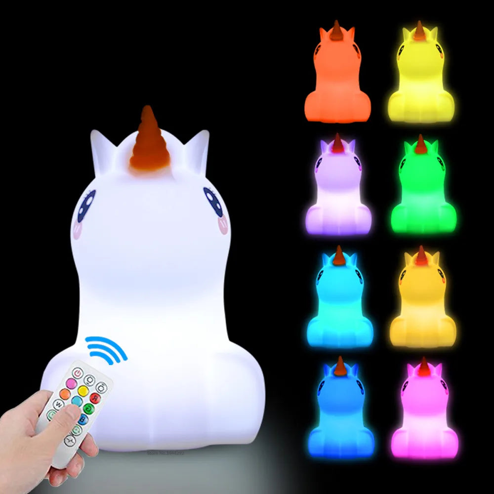 Owl Night Light with Remote