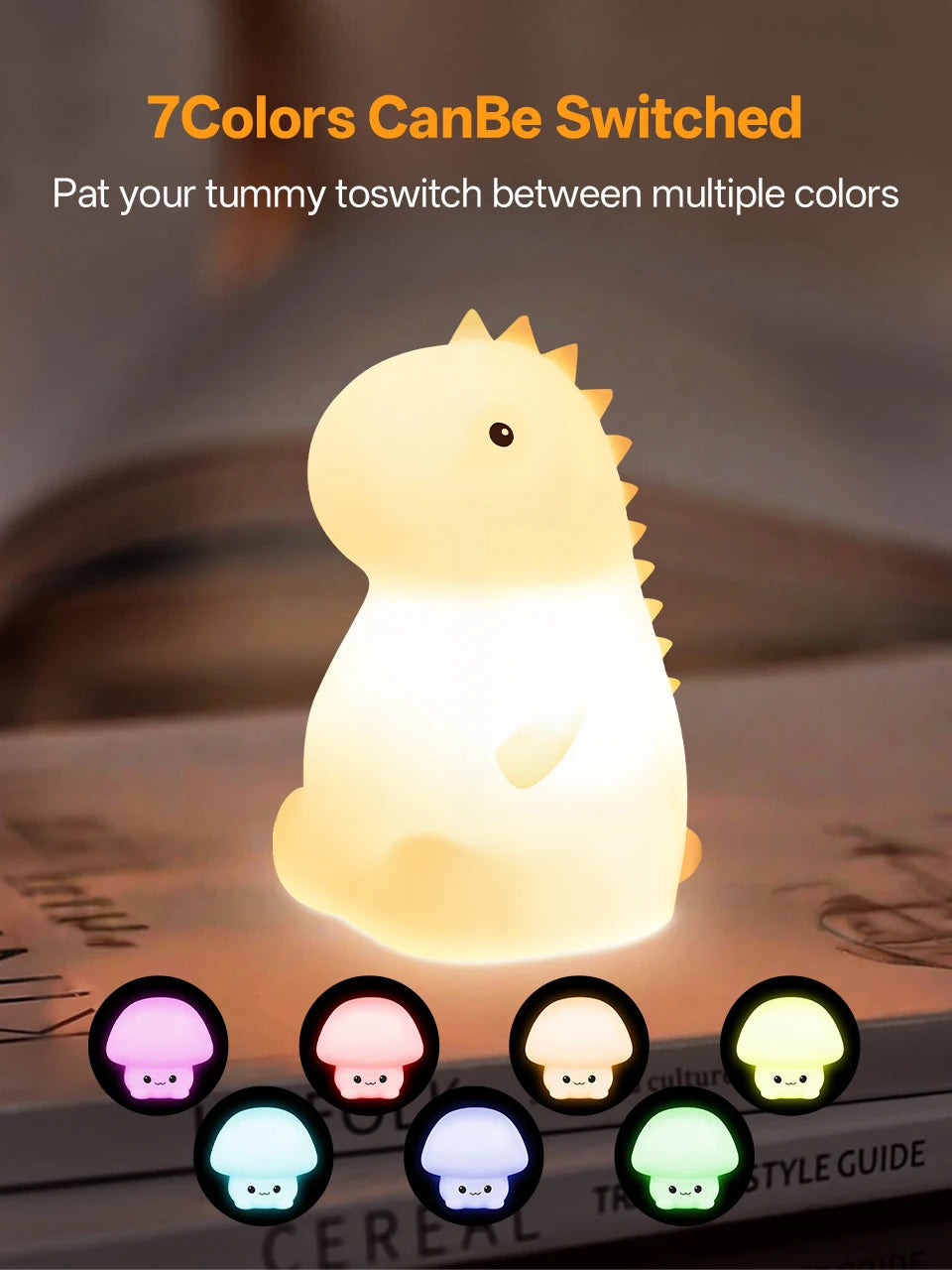 Silicone Duck Touch Light