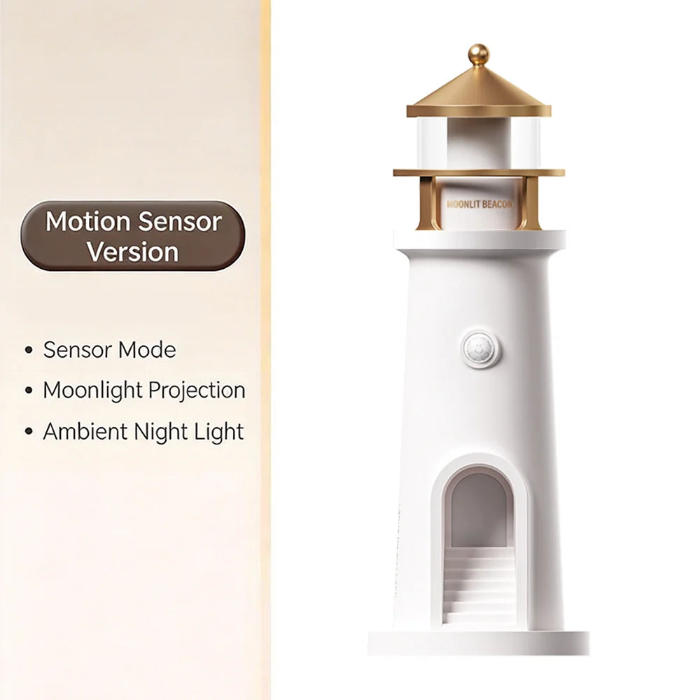 Moon Lighthouse Projection Lamp