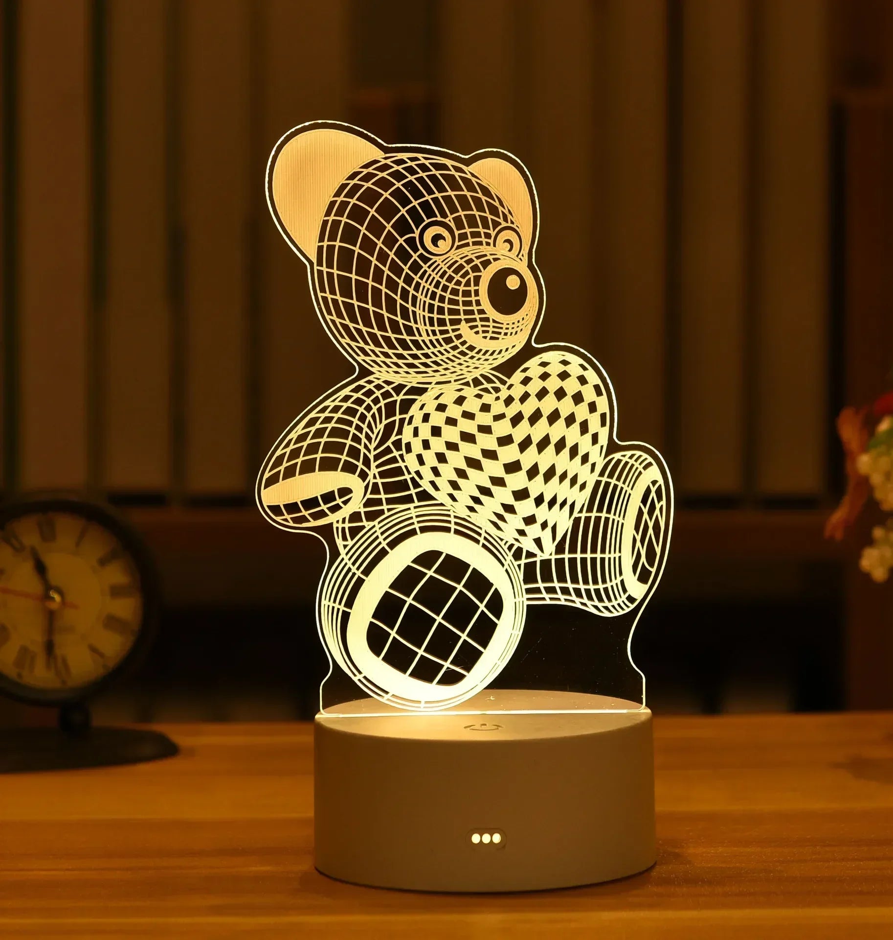 Romantic Heart Acrylic Lamp