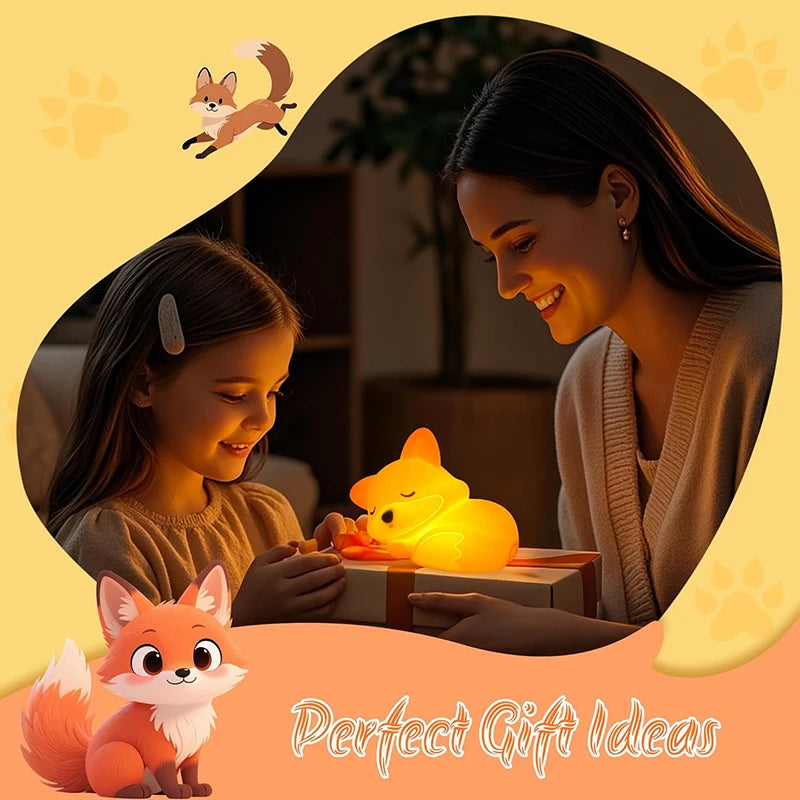 Squishy Fox Night Light