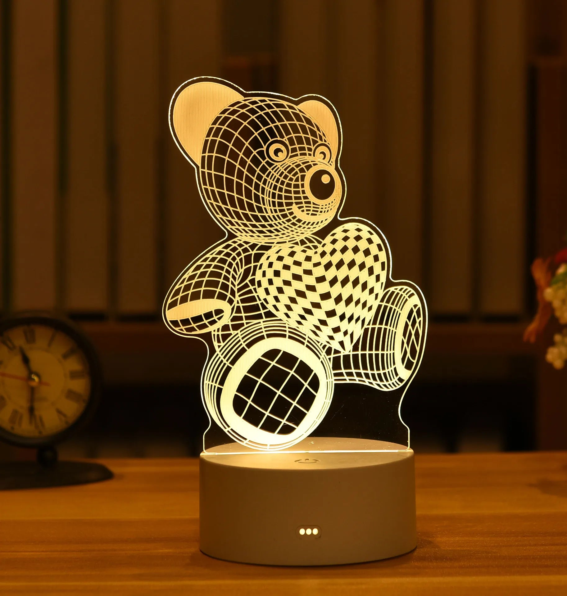 Romantic Heart Acrylic Lamp