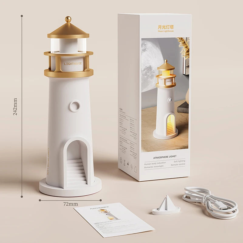 Moon Lighthouse Projection Lamp