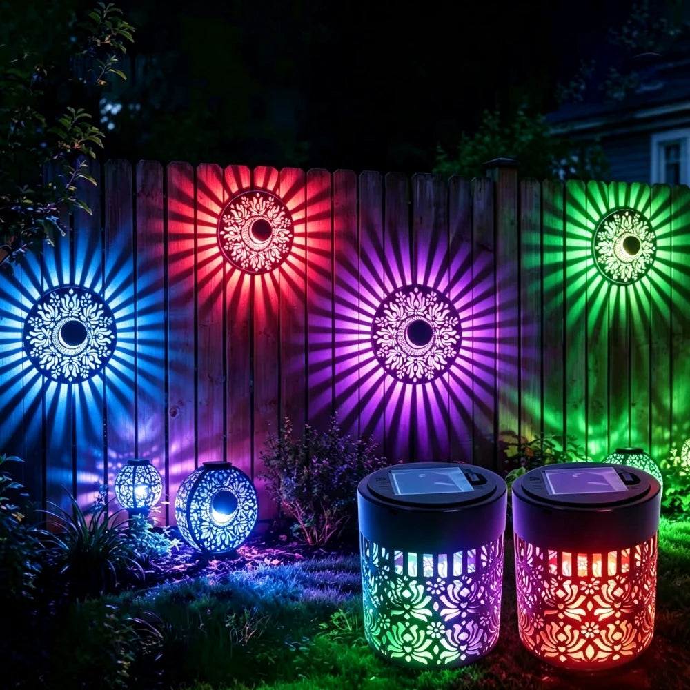 Solar Peony Wall Lantern