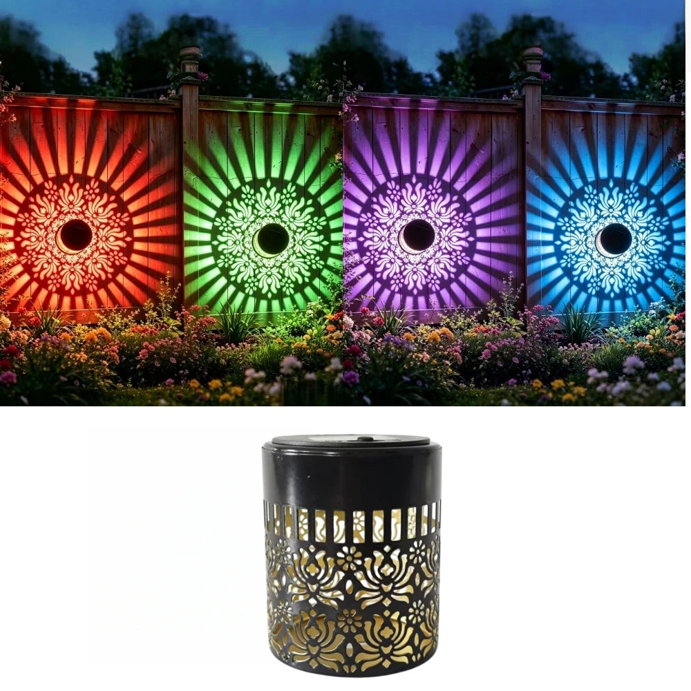 Solar Peony Wall Lantern