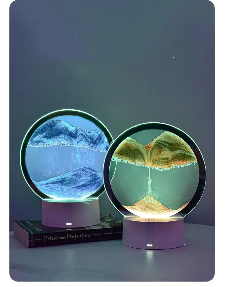 Flowing Sand Art Lamp
