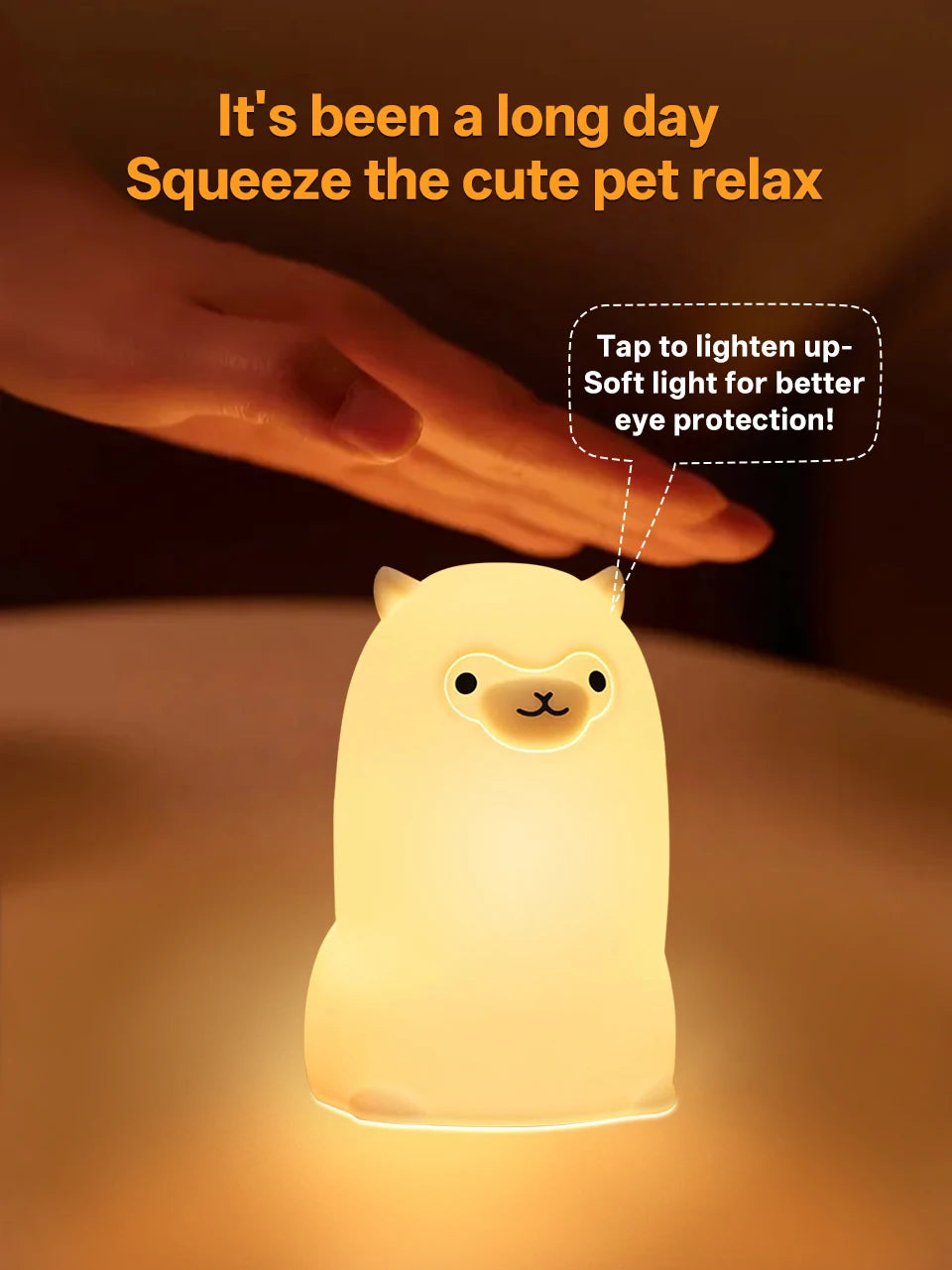 Silicone Duck Touch Light