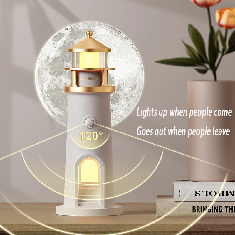 Moon Lighthouse Projection Lamp
