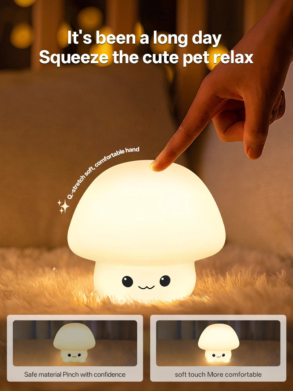 Silicone Duck Touch Light