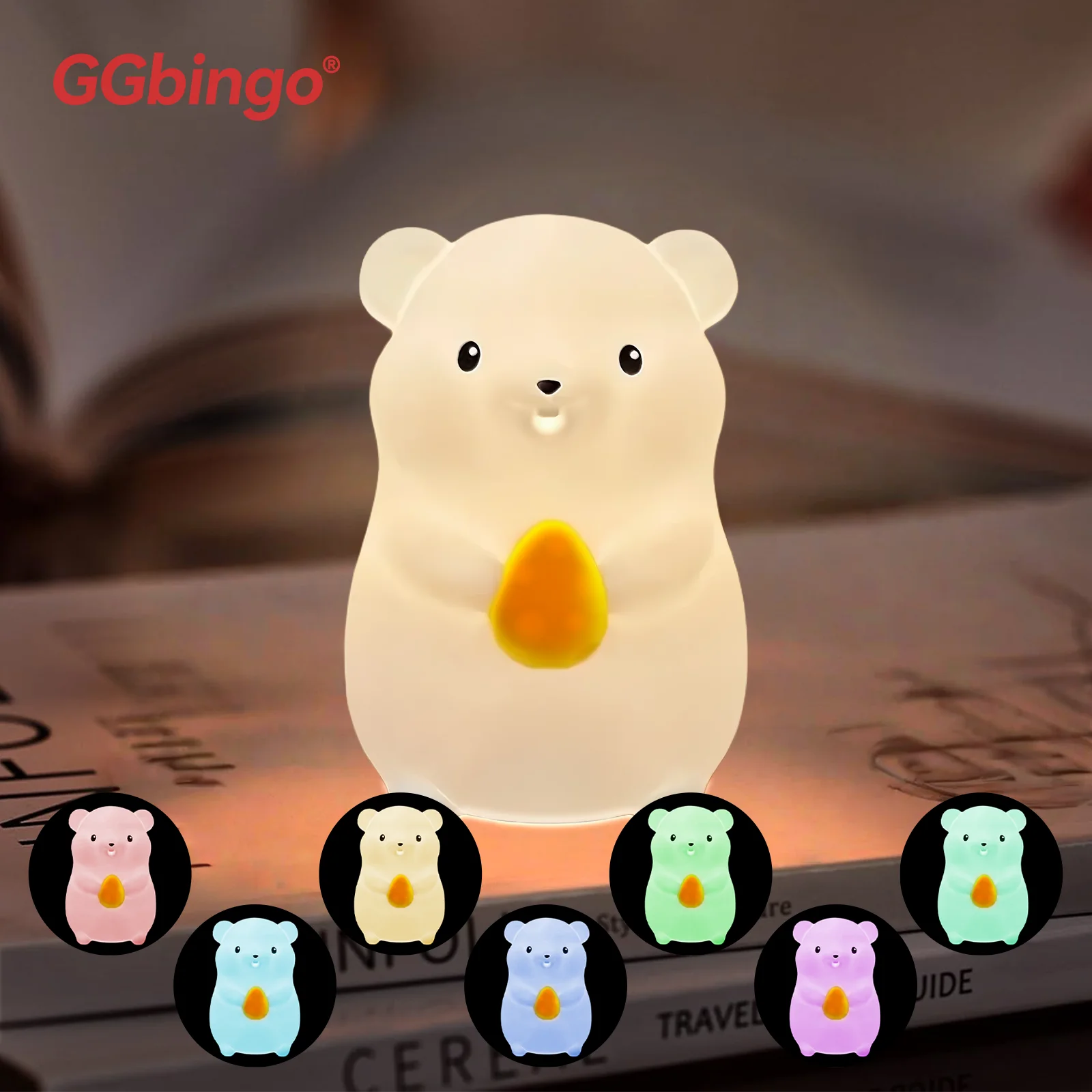 Silicone Duck Touch Light