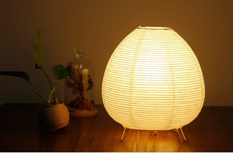 Japanese Rice-Paper Lantern Lamp