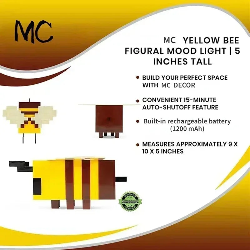 MC LED Toy Creative Bee Night Light