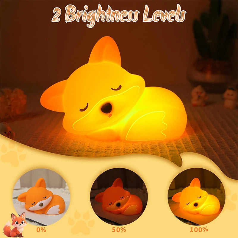 Squishy Fox Night Light