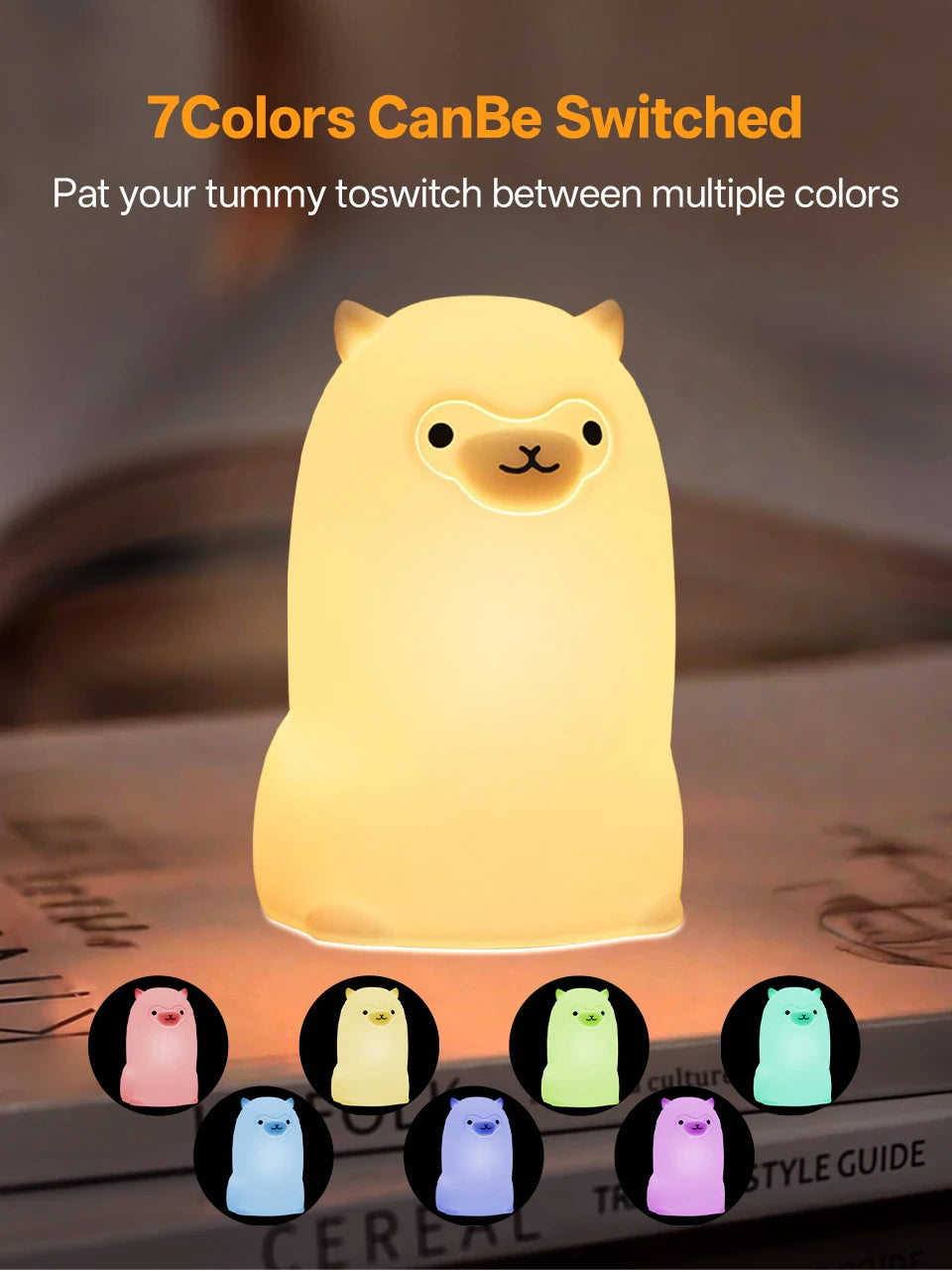 Silicone Duck Touch Light