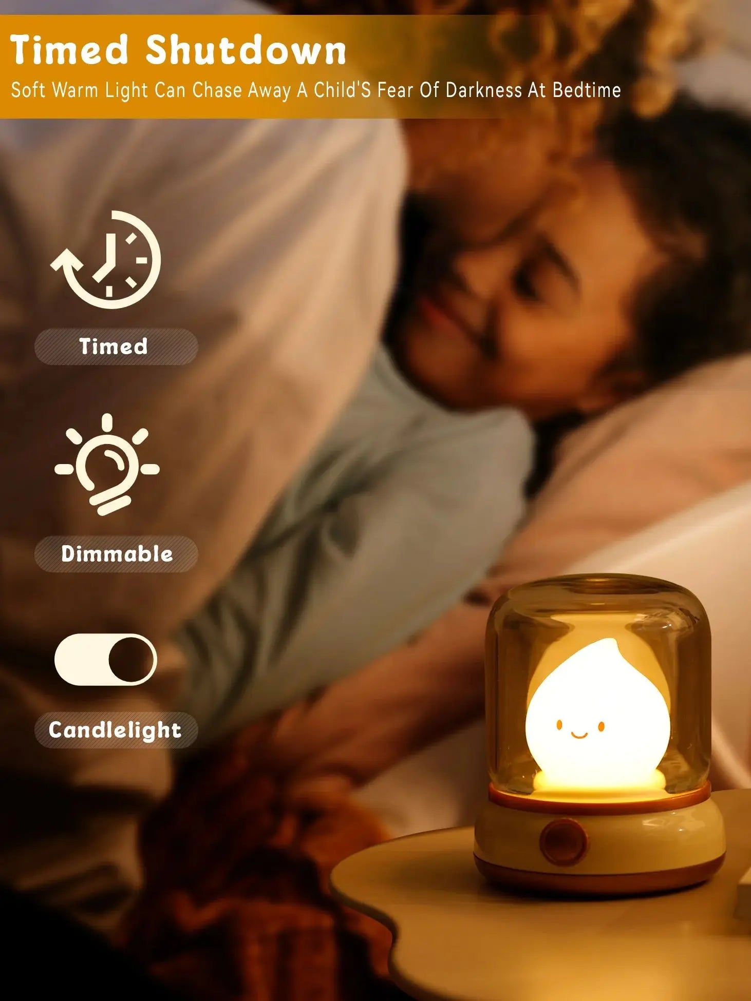 Flameless Candle Night Light