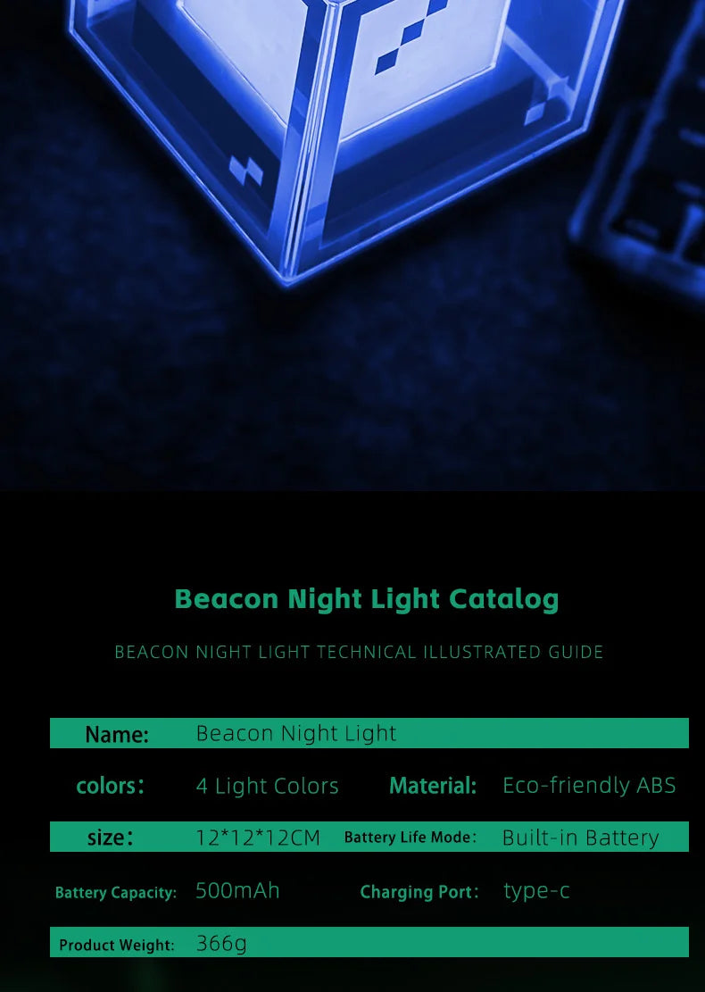 Pixel Beacon Desk Lamp