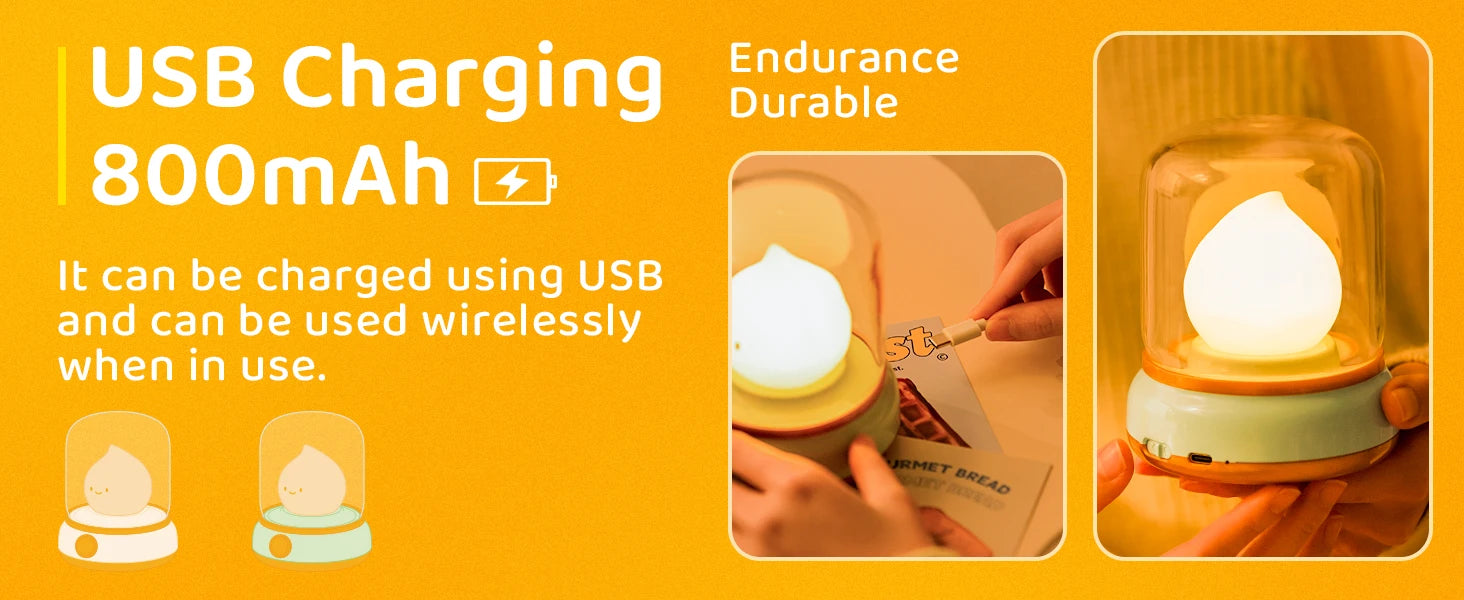 Flameless Candle Night Light