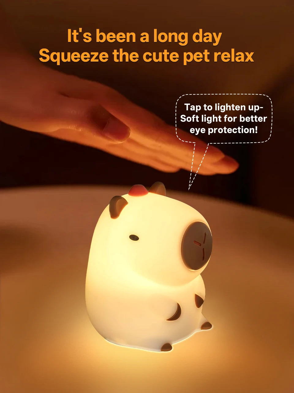 Silicone Duck Touch Light