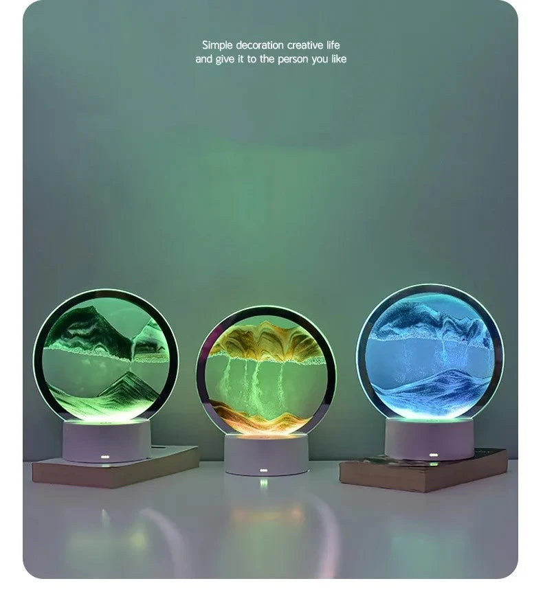 Flowing Sand Art Lamp