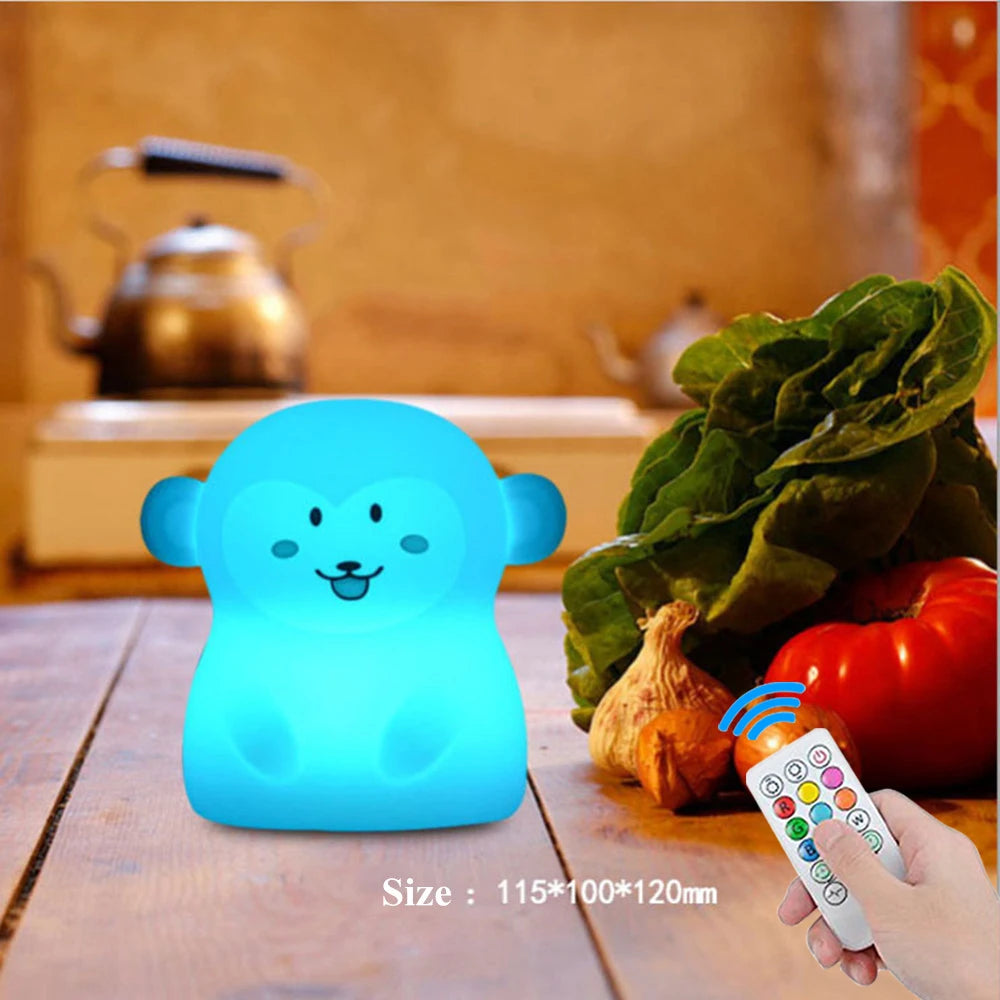 Owl Night Light with Remote
