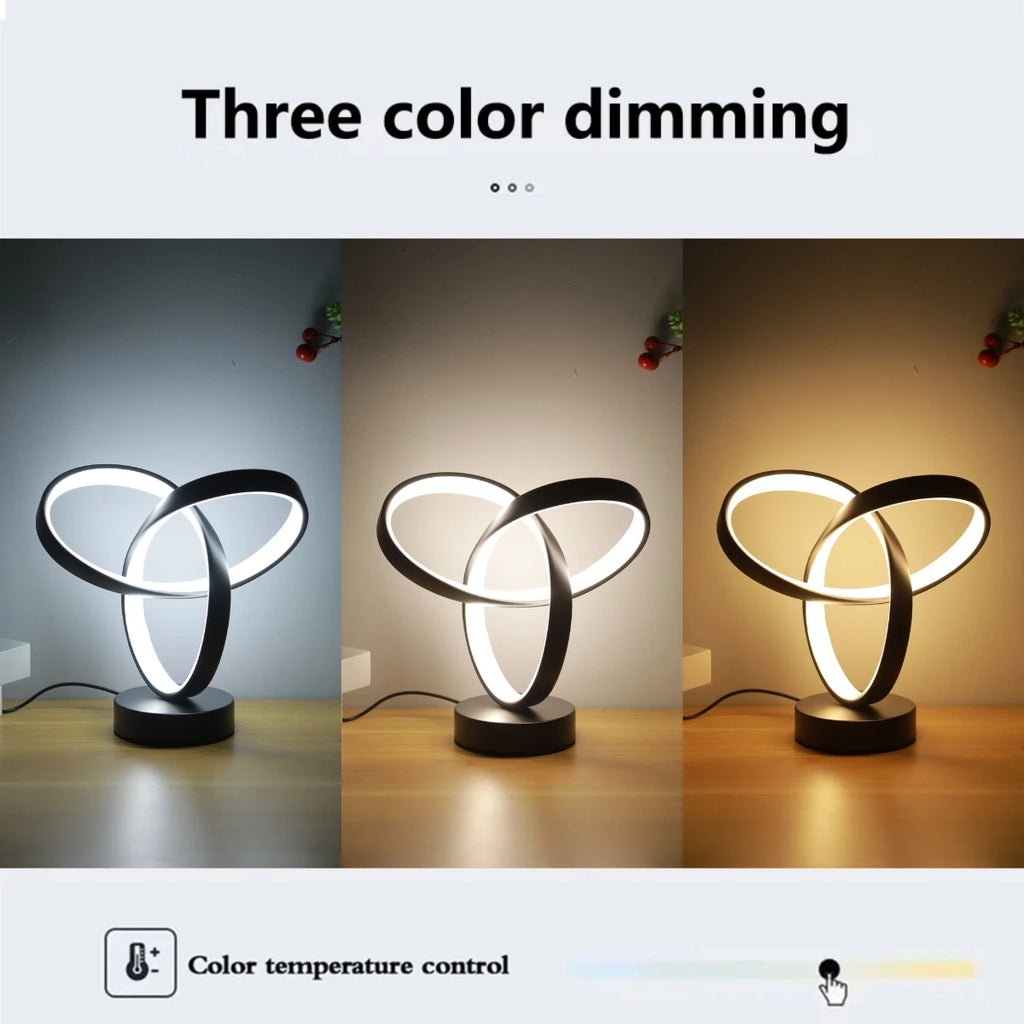 Tri-Colour Modern Art Desk Lamp
