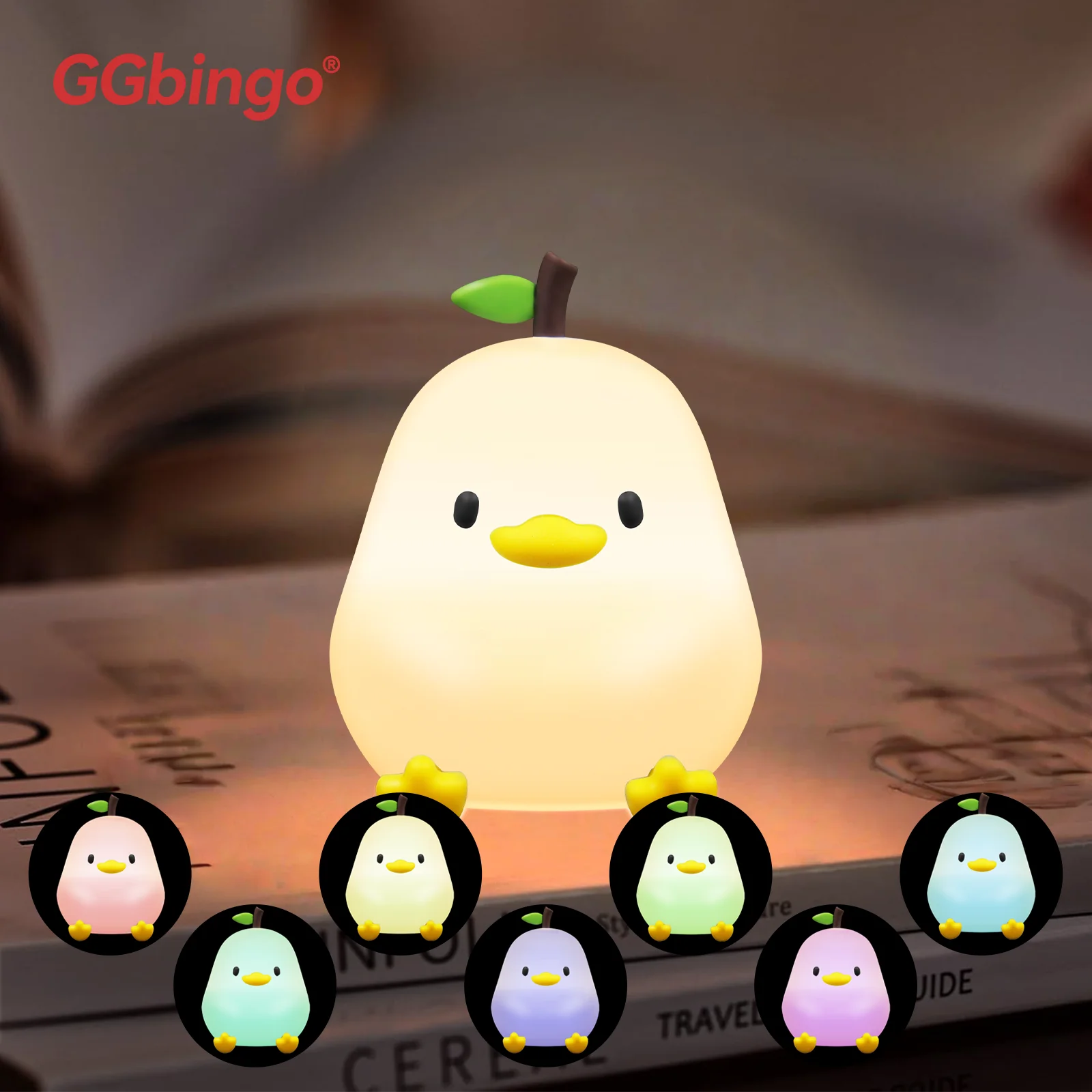 Silicone Duck Touch Light