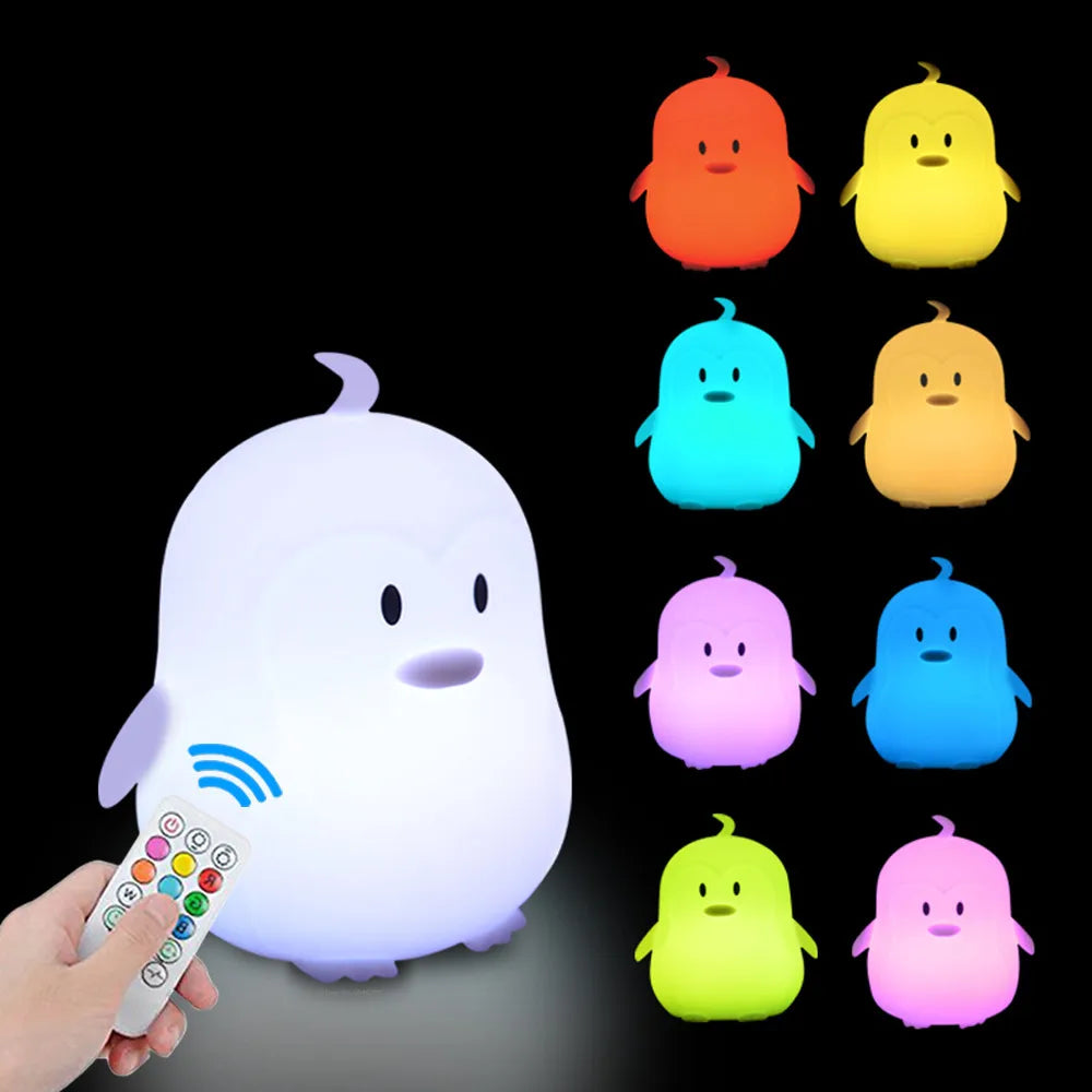 Owl Night Light with Remote