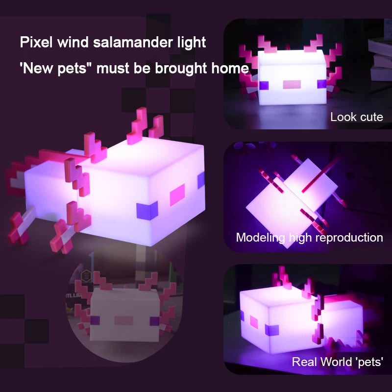 MC Game Salamander Lamp Five Color Toy