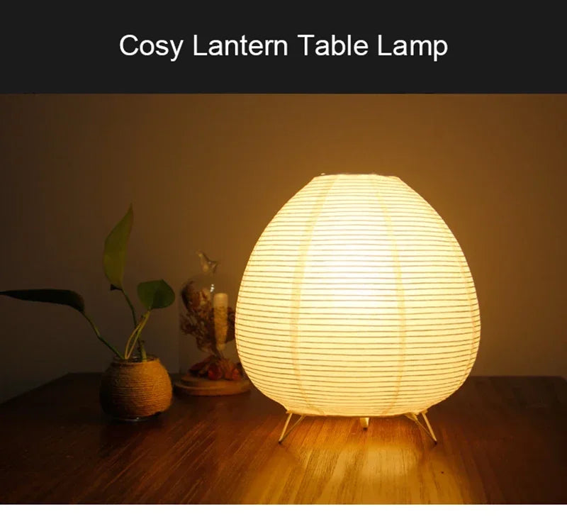 Japanese Rice-Paper Lantern Lamp