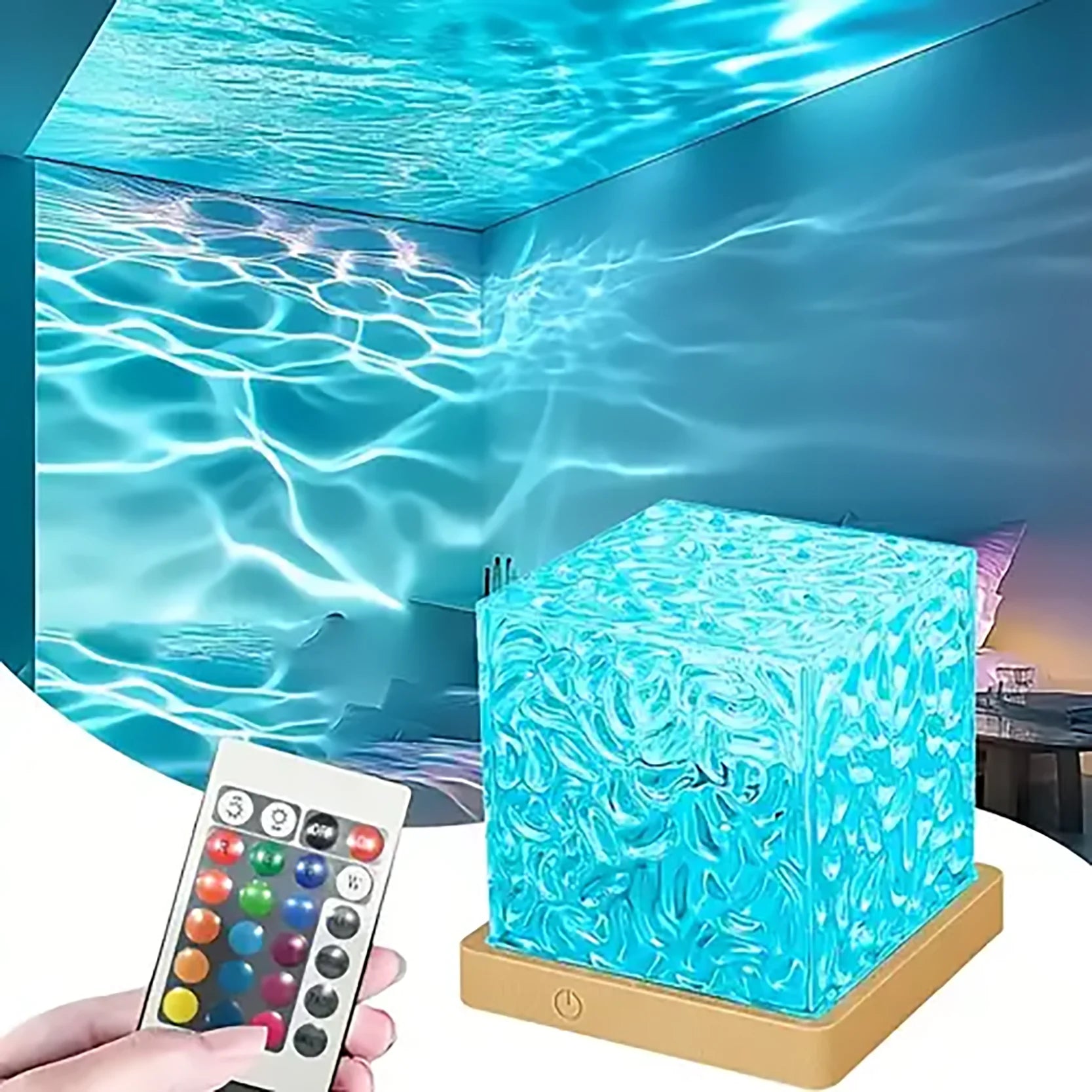 Ocean Wave Aurora Projector