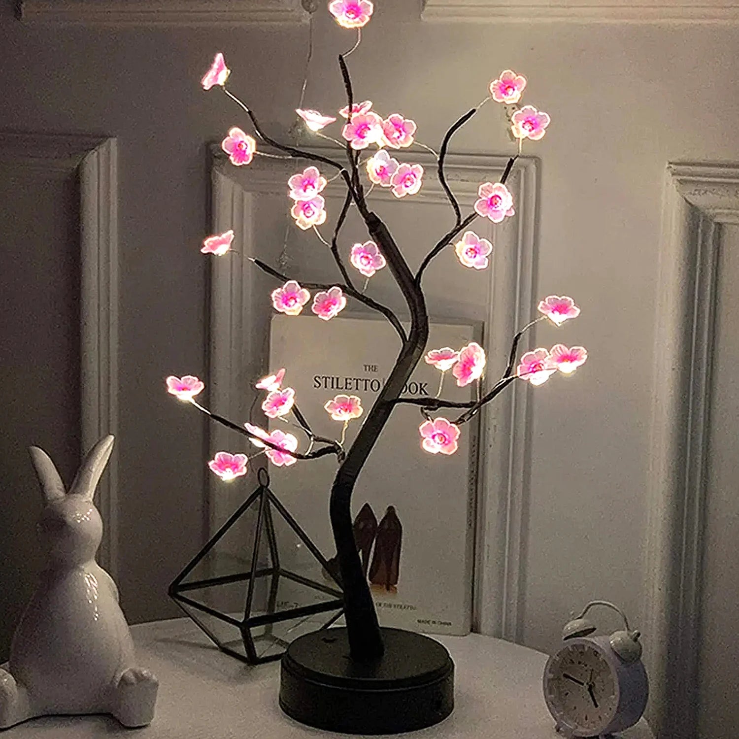 Cherry Blossom Bonsai Lamp