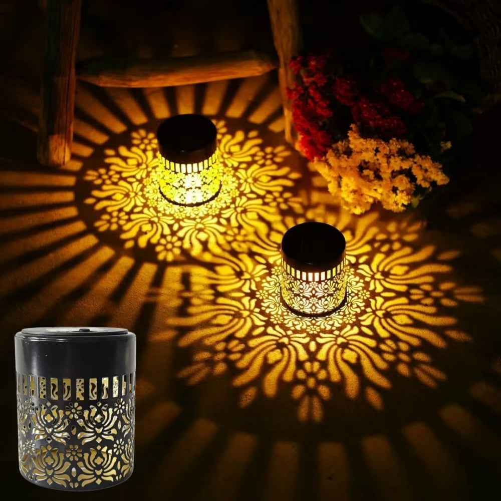 Solar Peony Wall Lantern
