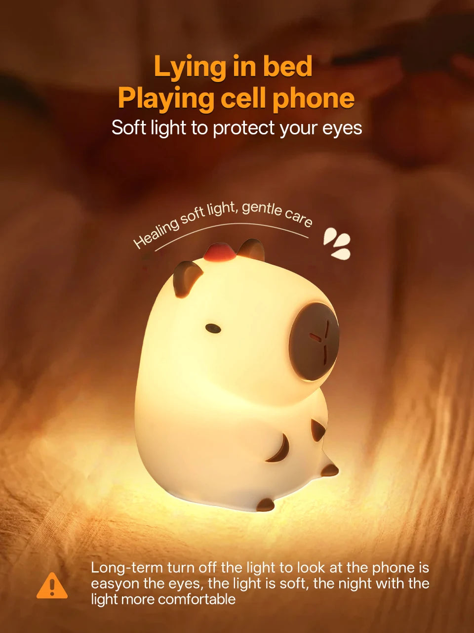 Silicone Duck Touch Light