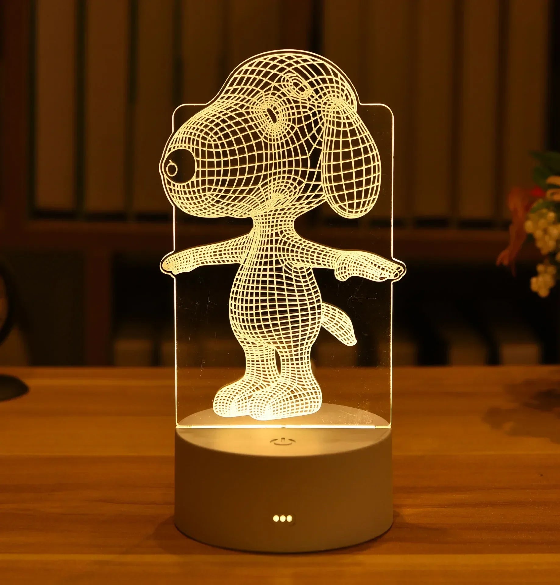 Romantic Heart Acrylic Lamp