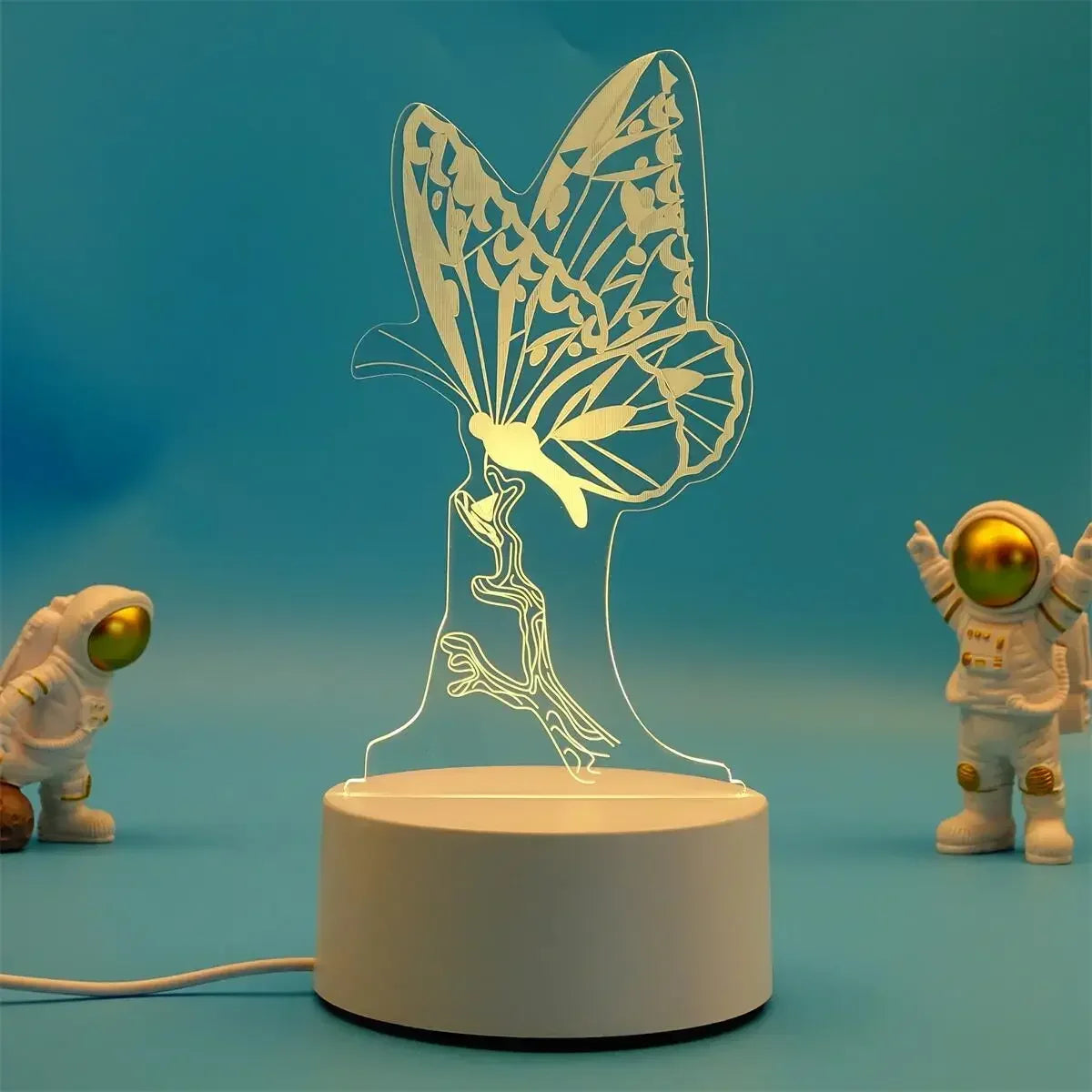 Romantic Heart Acrylic Lamp