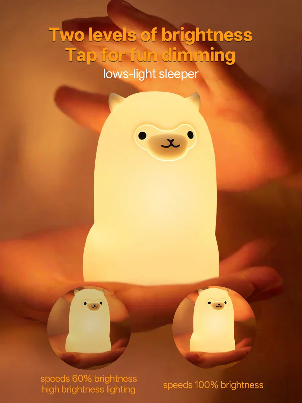 Silicone Duck Touch Light