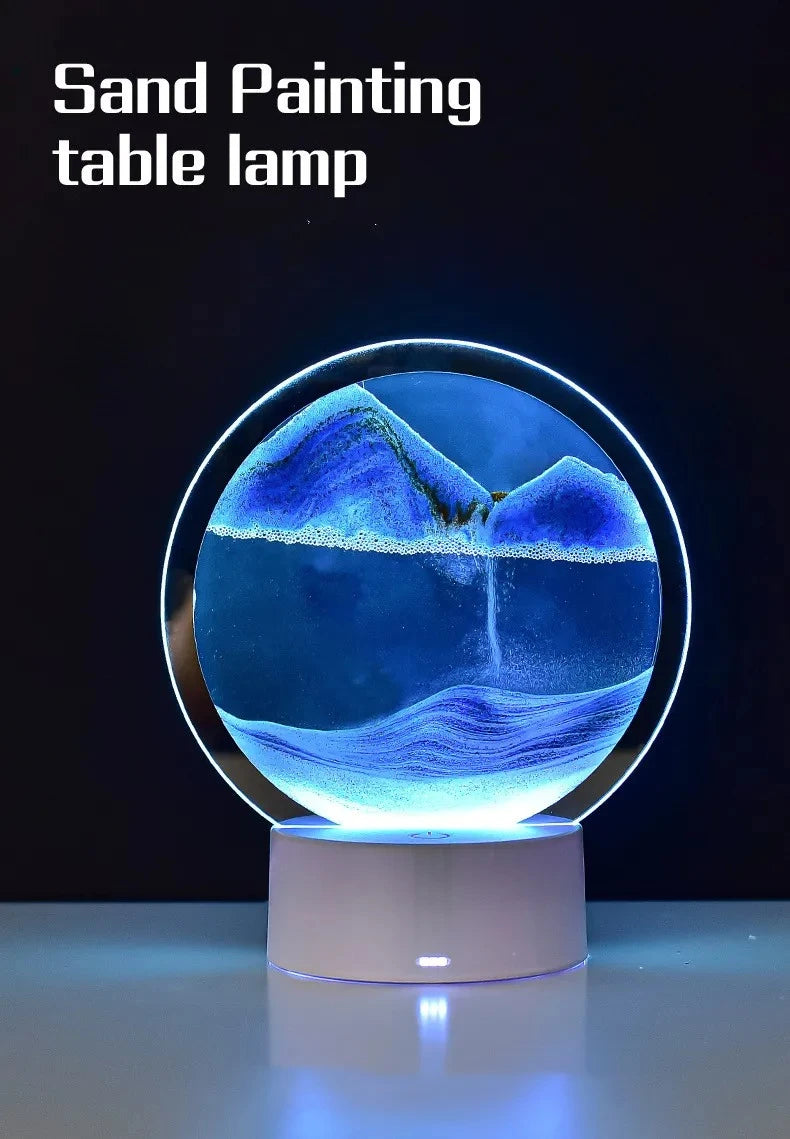 Flowing Sand Art Lamp